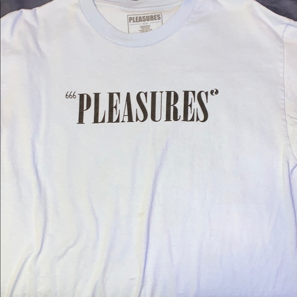 Pleasures Blue Box Logo Tee